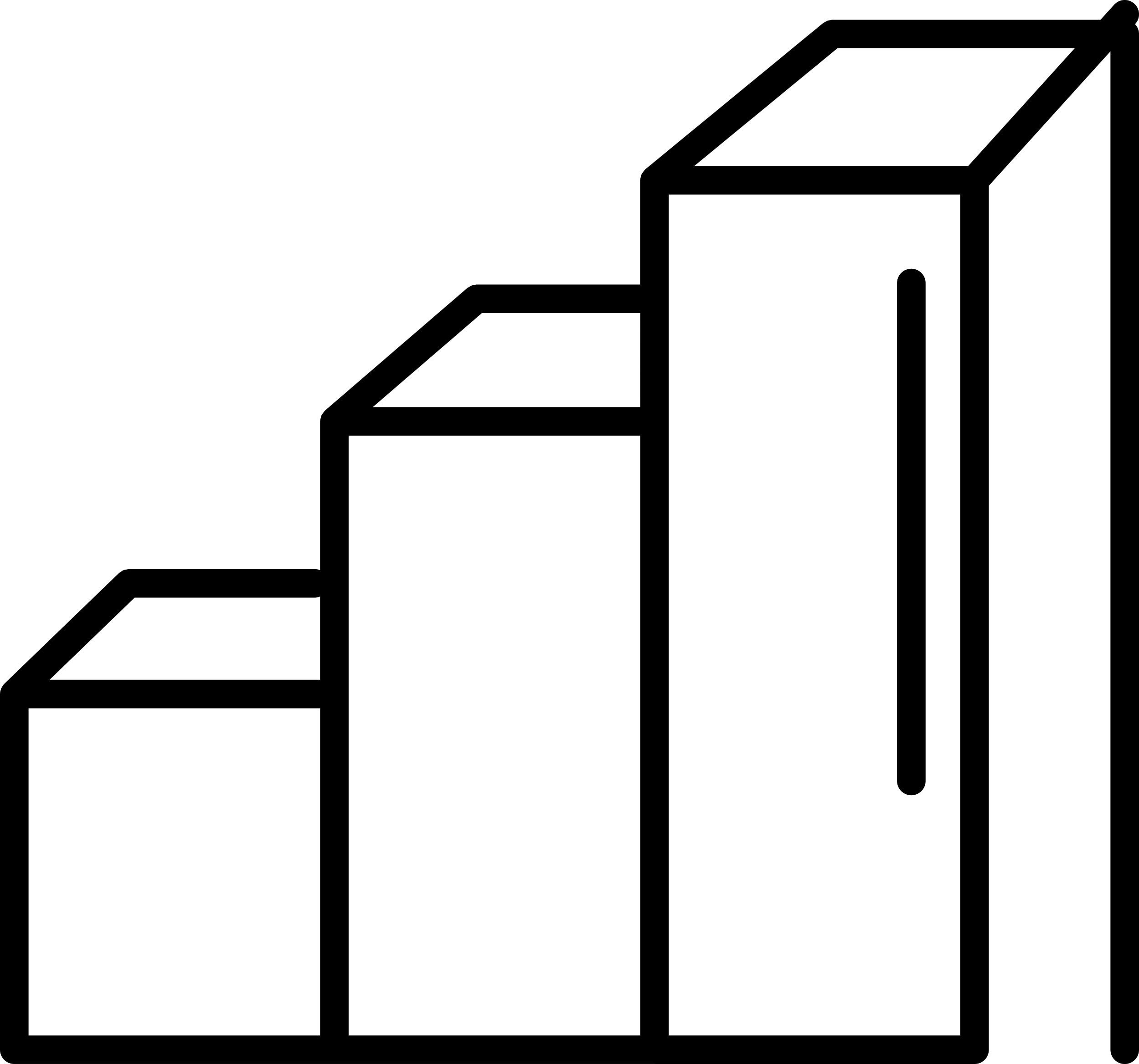 Ascendant Bars Graphic Svg Line Art Free Vectors